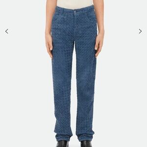 Bottega Veneta Suede/Leather pants